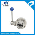 China Supplier Triclamp/ Welded/Threaded Sanitary Stainless Steel SS 304/ 316L Butterfly Valve